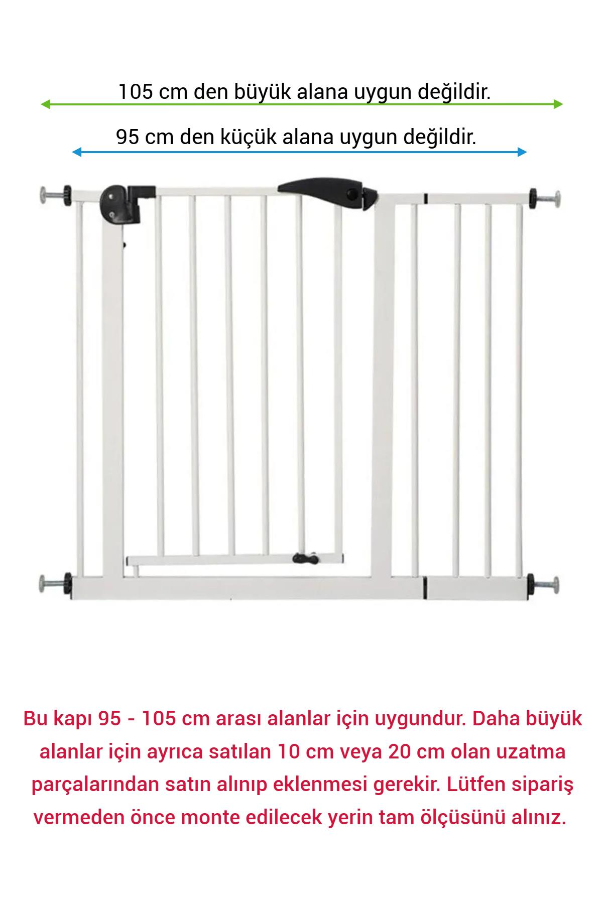 Wellgro Güvenlik Kapısı 96-105 cm Arası Kullanım İmkanı