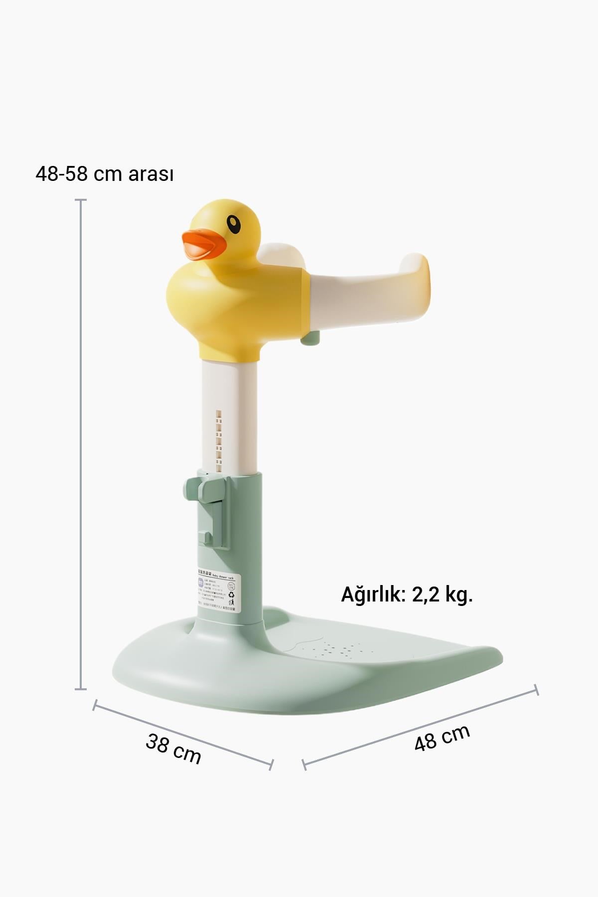 Wellgro HoldMe Bebek Banyo Duş Standı Yeşil