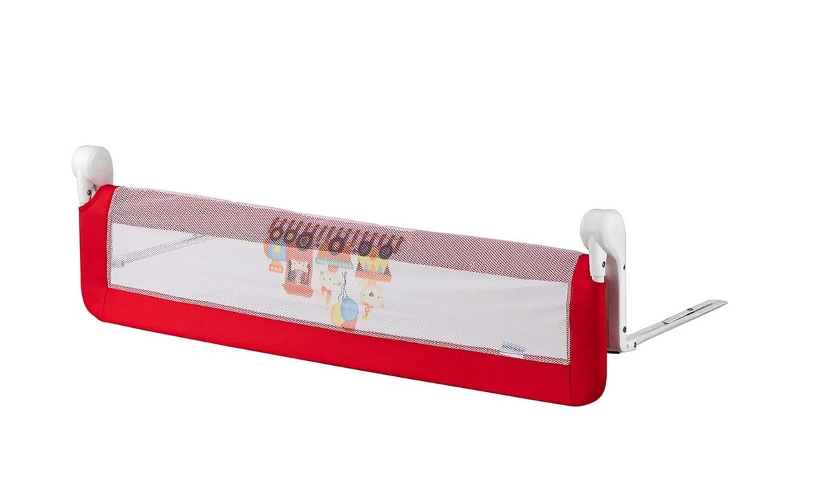 Wellgro Katlanır Yatak Bariyeri 50x120 cm-Kırmızı