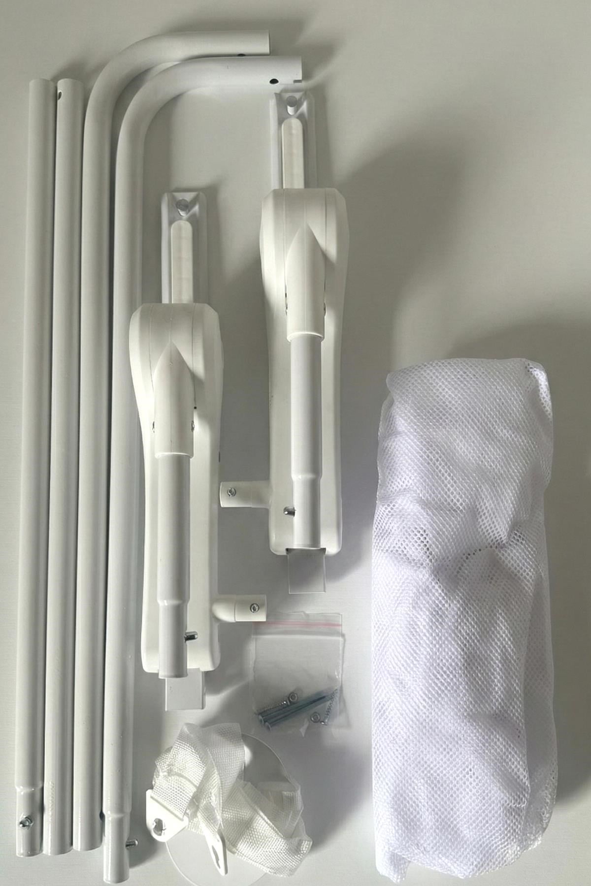 Wellgro Littles 150*48 cm Pembe Yatak Bariyeri, Çocuk Yatak Korkuluğu