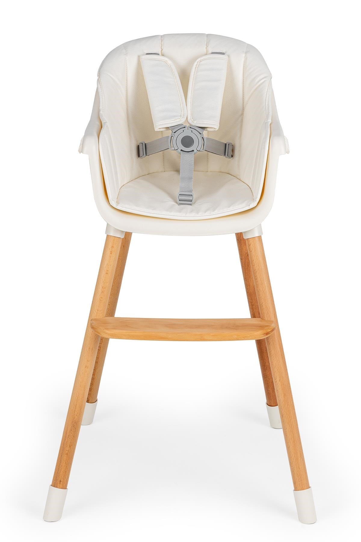 Wellgro Neo 4in1 Ahşap Mama Sandalyesi Beyaz