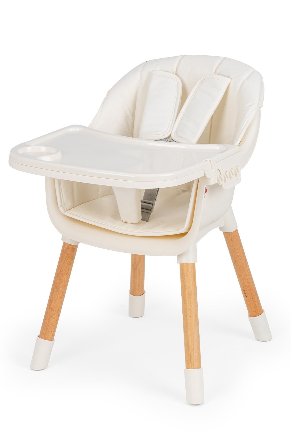 Wellgro Neo 4in1 Ahşap Mama Sandalyesi Beyaz