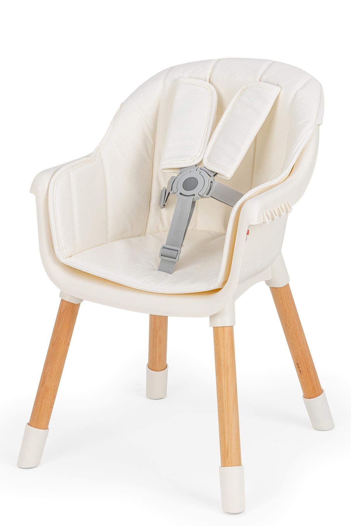 Wellgro Neo 4in1 Ahşap Mama Sandalyesi Beyaz