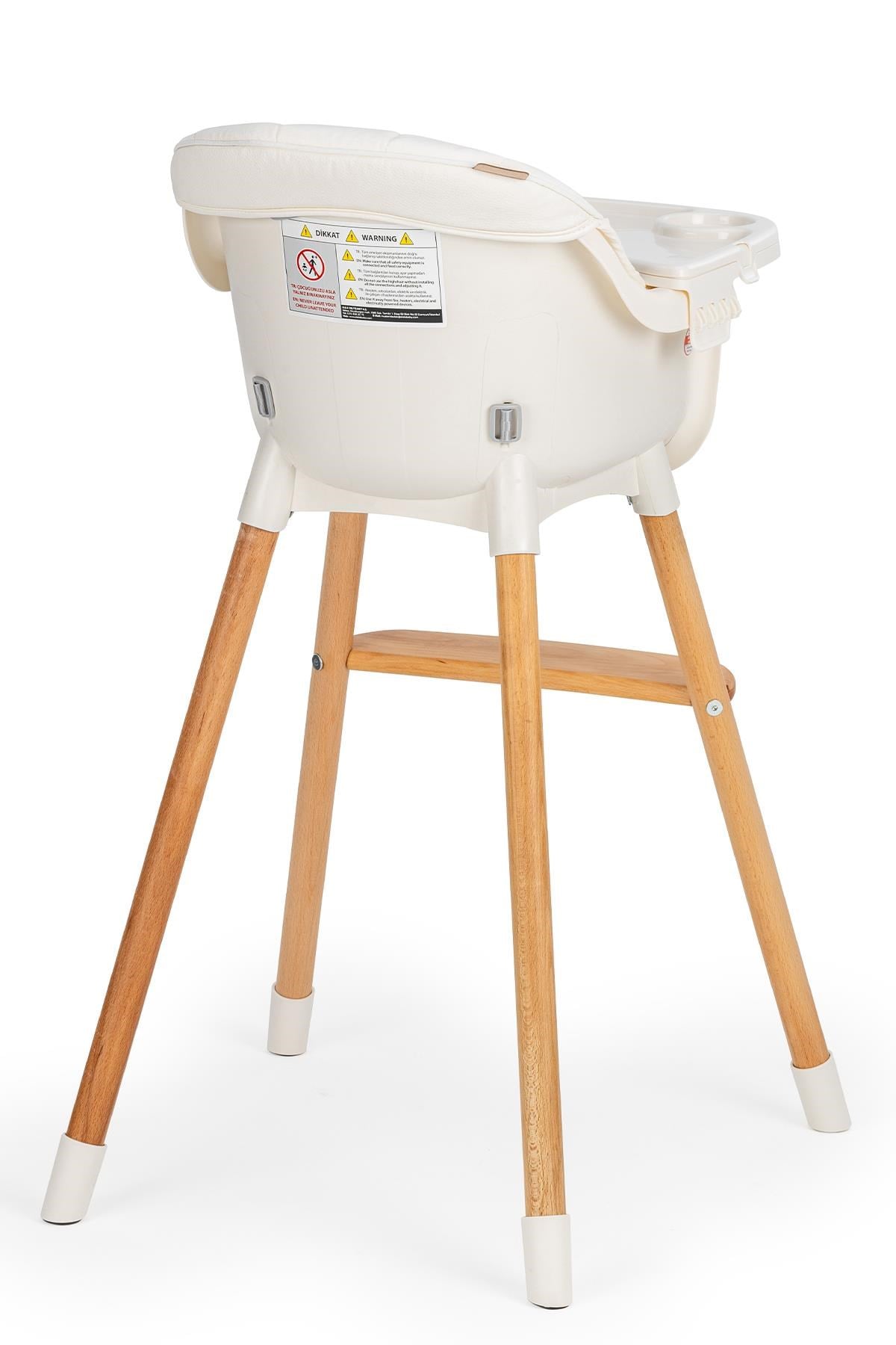 Wellgro Neo 4in1 Ahşap Mama Sandalyesi Beyaz