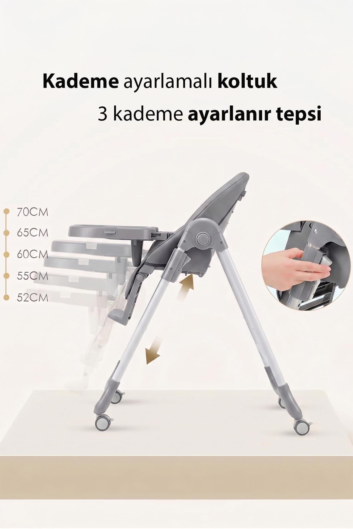 Wellgro Optima Çok Fonksiyonlu Mama Sandalyesi