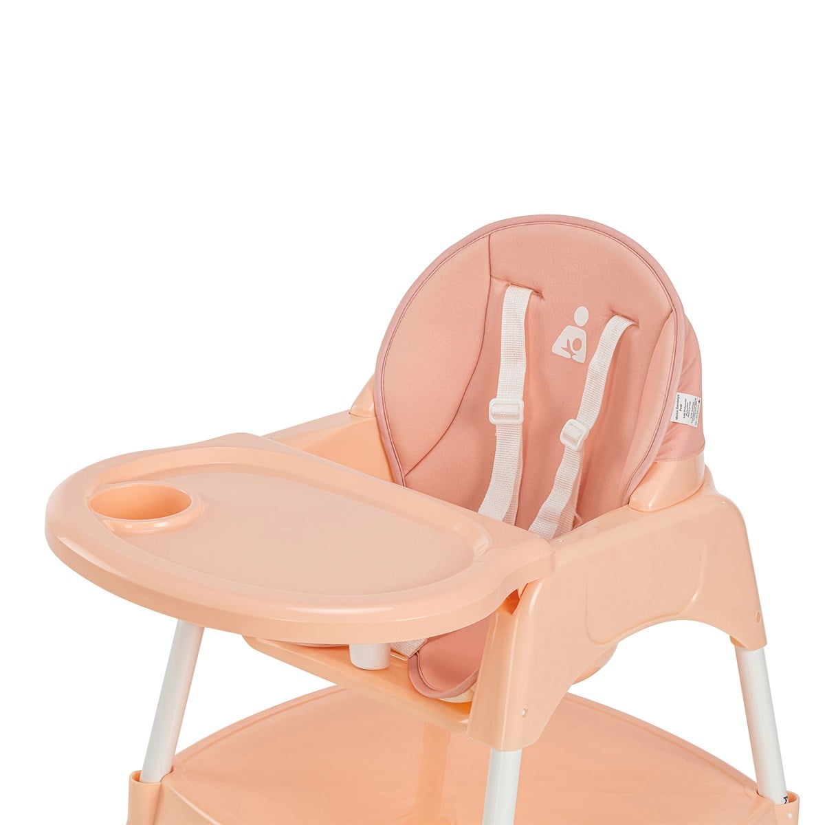 Wellgro Pretty 3in1 Çalışma Masalı Mama Sandalyesi, Pudra Pembe