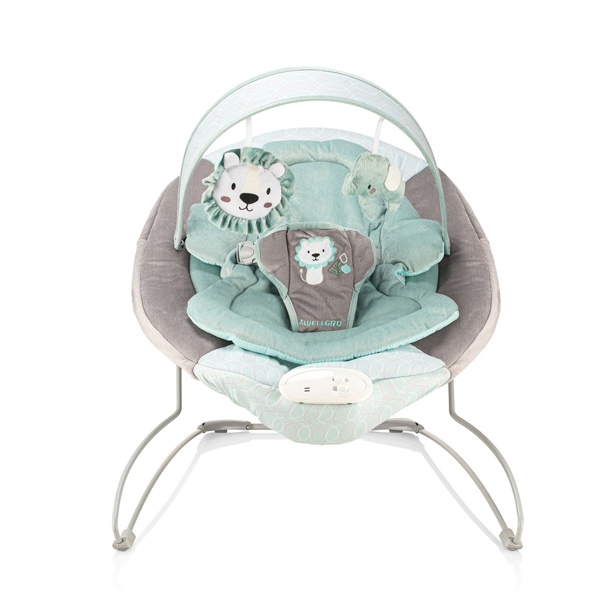 Wellgro Smart Bounce Yaylanan Müzikli ve Titreşimli Ana Kucağı, Mint