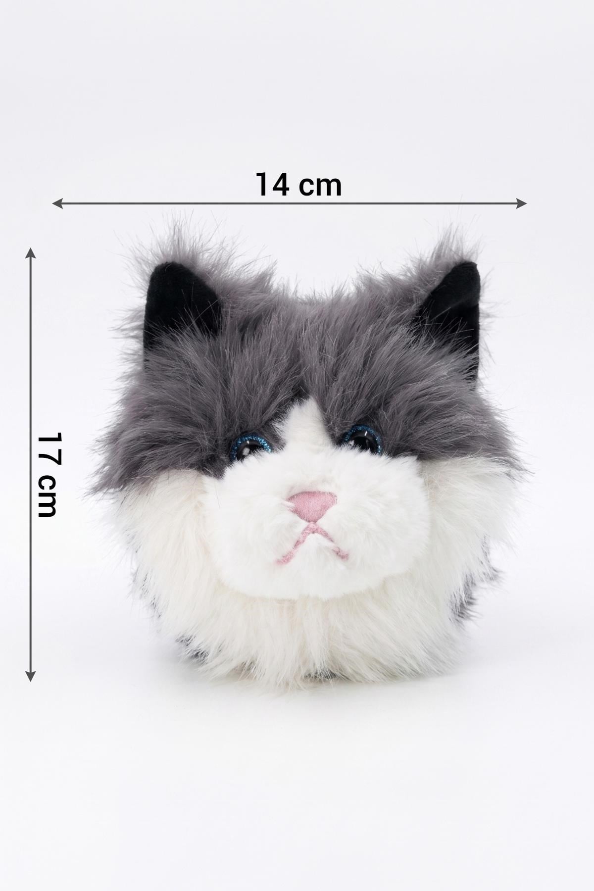 Wellgro Softyheads Çok Amaçlı Peluş Aksesuar - Scooter, Bisiklet, Bebek Arabası Başlığı, Kedi