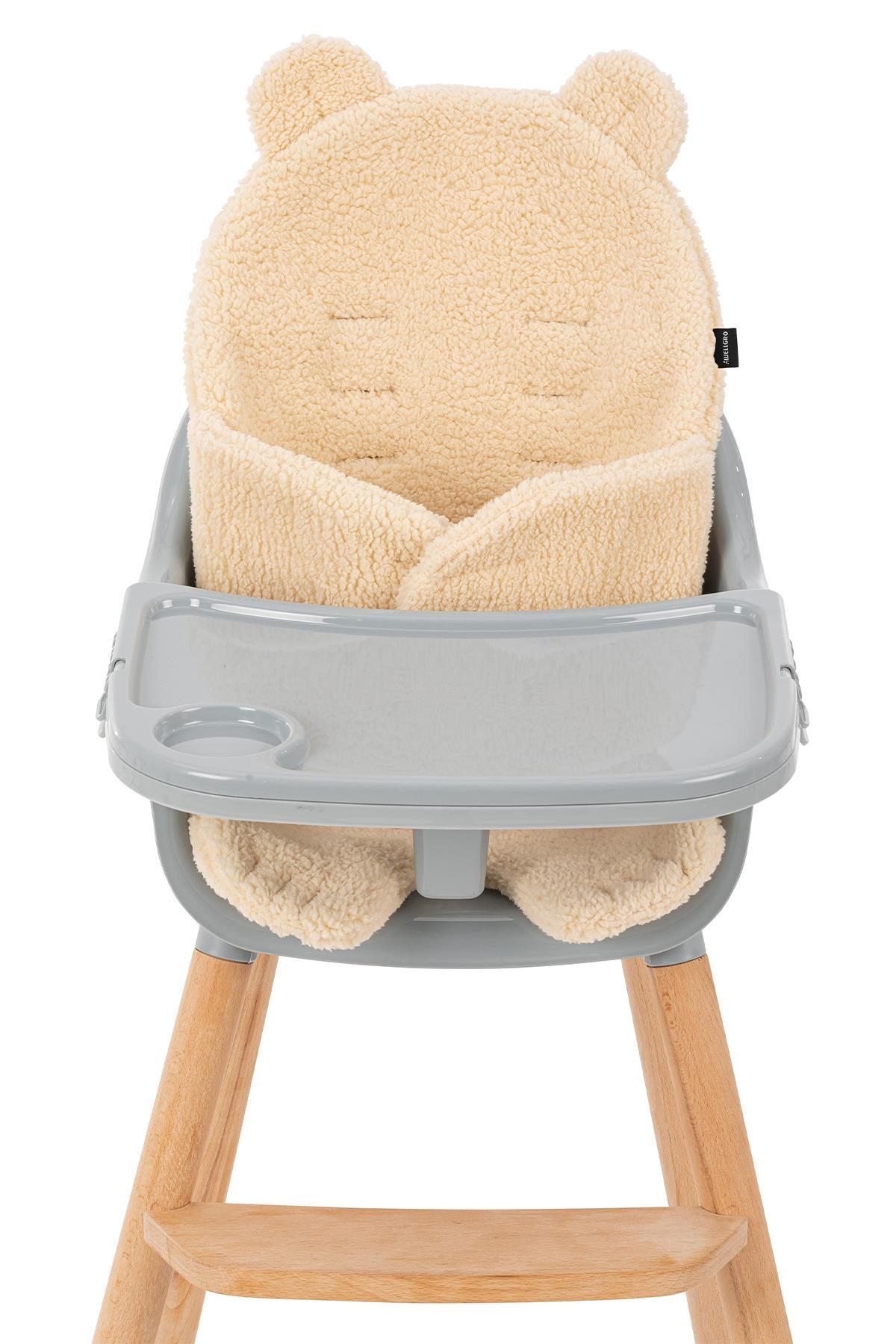 Wellgro Teddy Bear Çok Fonksiyonlu Peluş Ped, Bebek Arabası Minderi