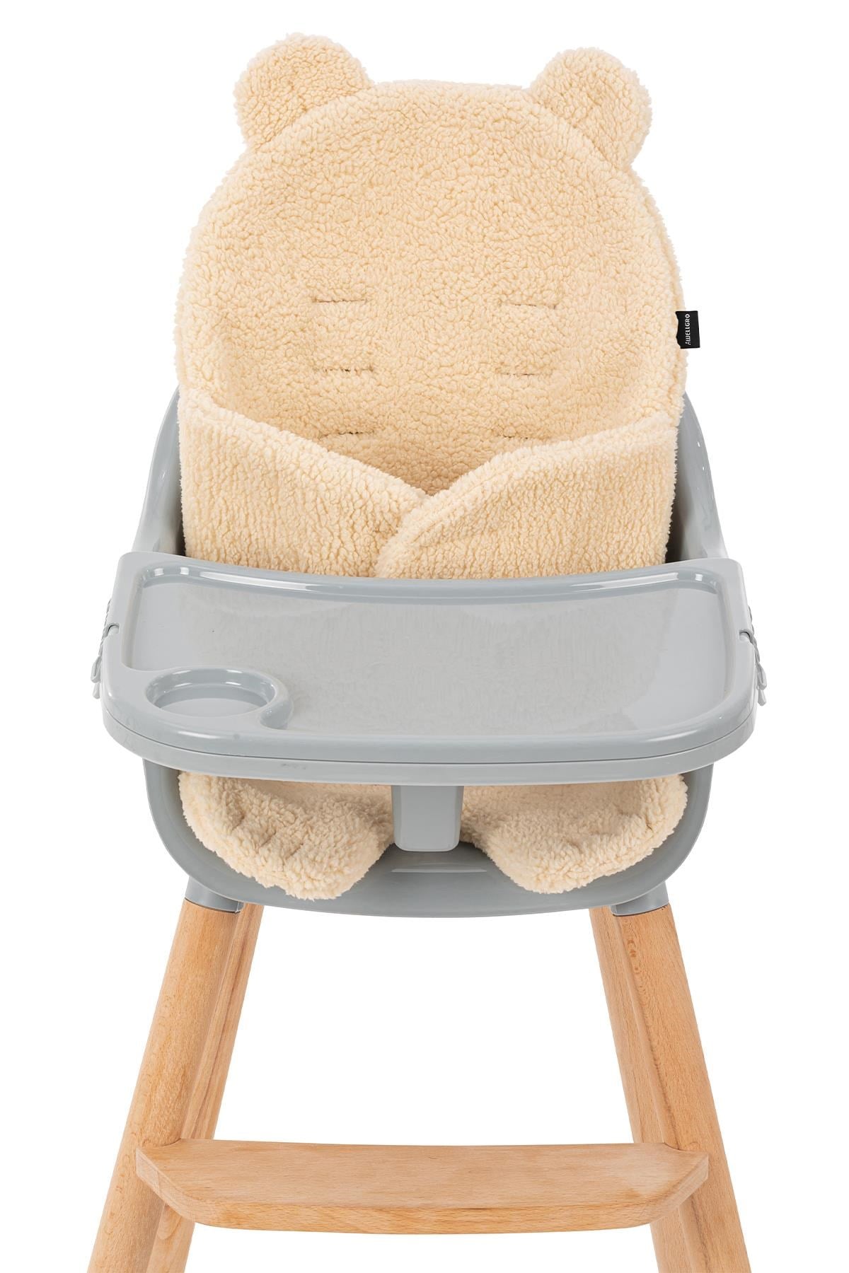 Wellgro Teddy Bear Çok Fonksiyonlu Peluş Ped, Bebek Arabası Minderi