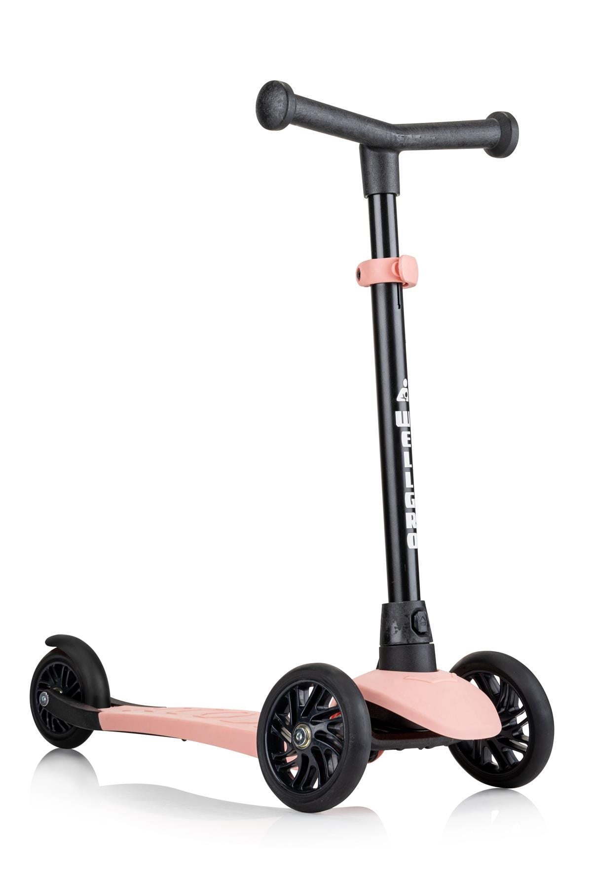 Wellgro Turbo 3 Tekerli Yükseklik Ayarlı Scooter, Pembe