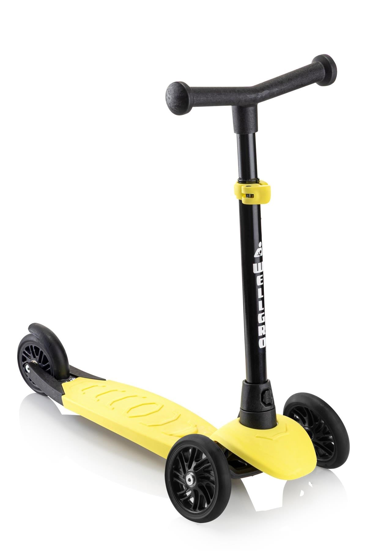 Wellgro Turbo 3 Tekerli Yükseklik Ayarlı Scooter, Sarı