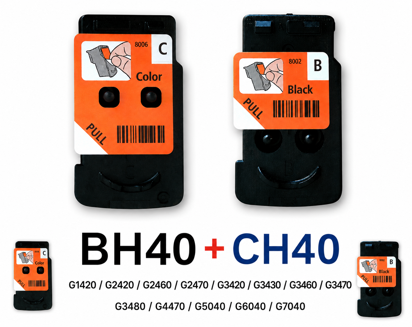 Canon BH40-CH40 İkili Takım G1420/G2420/G2460/G2470/G3420/G3430/G3460/G3470/G3480/G4470/G5040/G