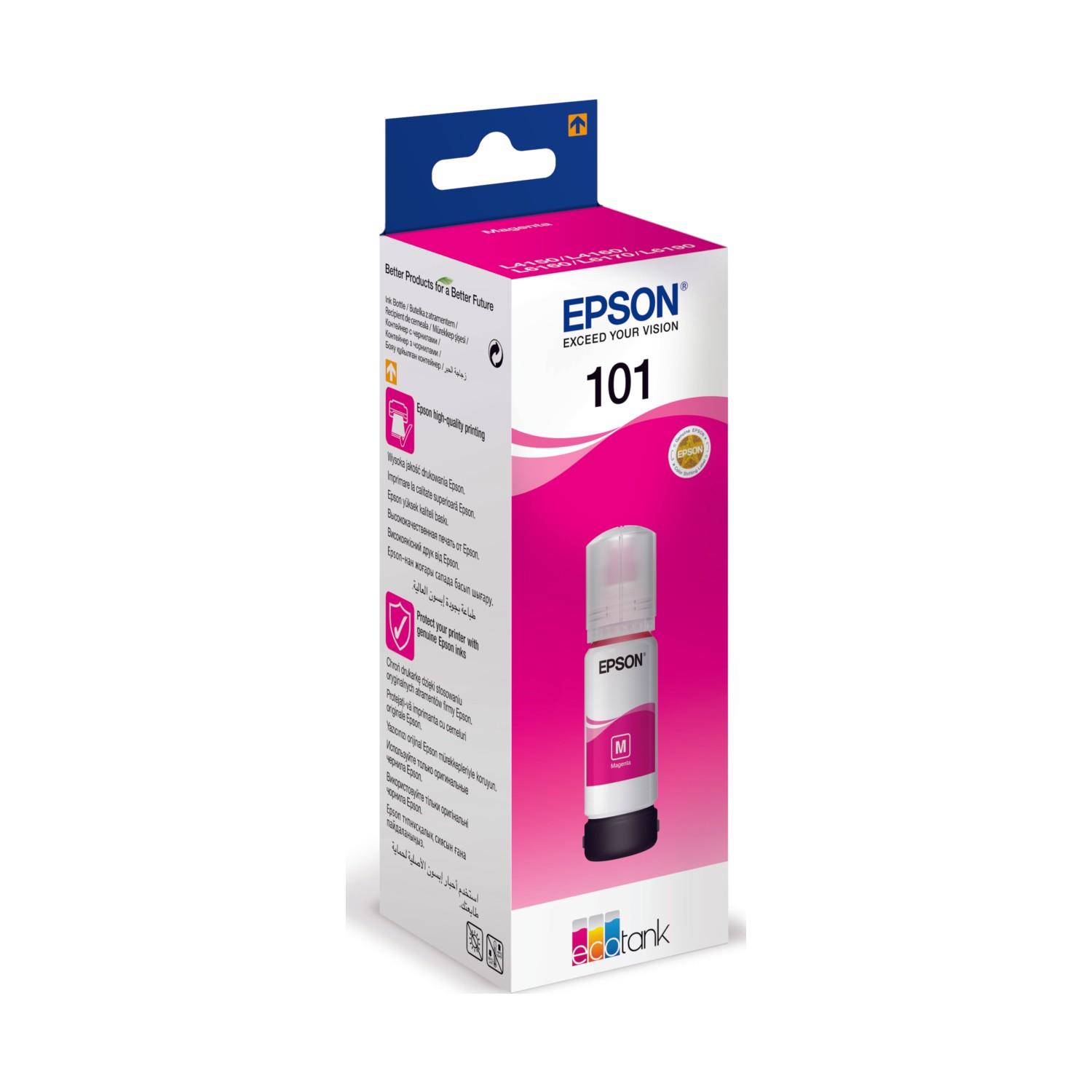 Epson 101 Kırmızı Orıjınal Mürekkep L4150 / L4160 / L6160 / L6170 / L6190 / L14150 / L4260 / L4266 / L6290 / L6270 6K