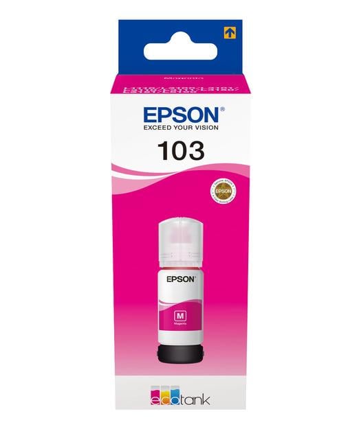 Epson Eco Tank L3251 Magenta Kırmızı Orıjınal Şişe Mürekkep 70Ml