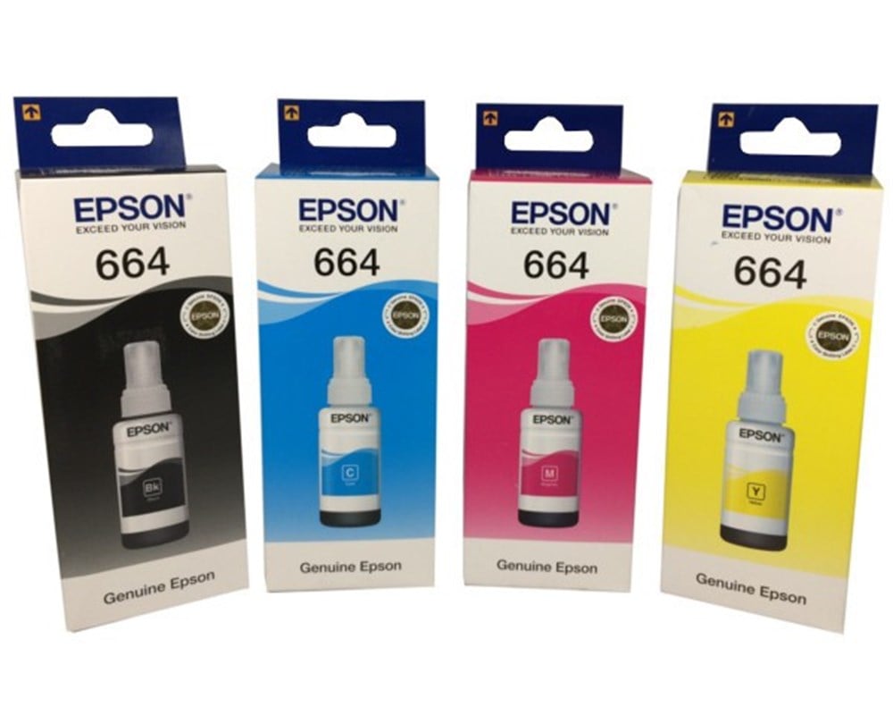 Epson T6641 T6642 T6643 T6644 Orıjınal Mürekkep Seti L serisi