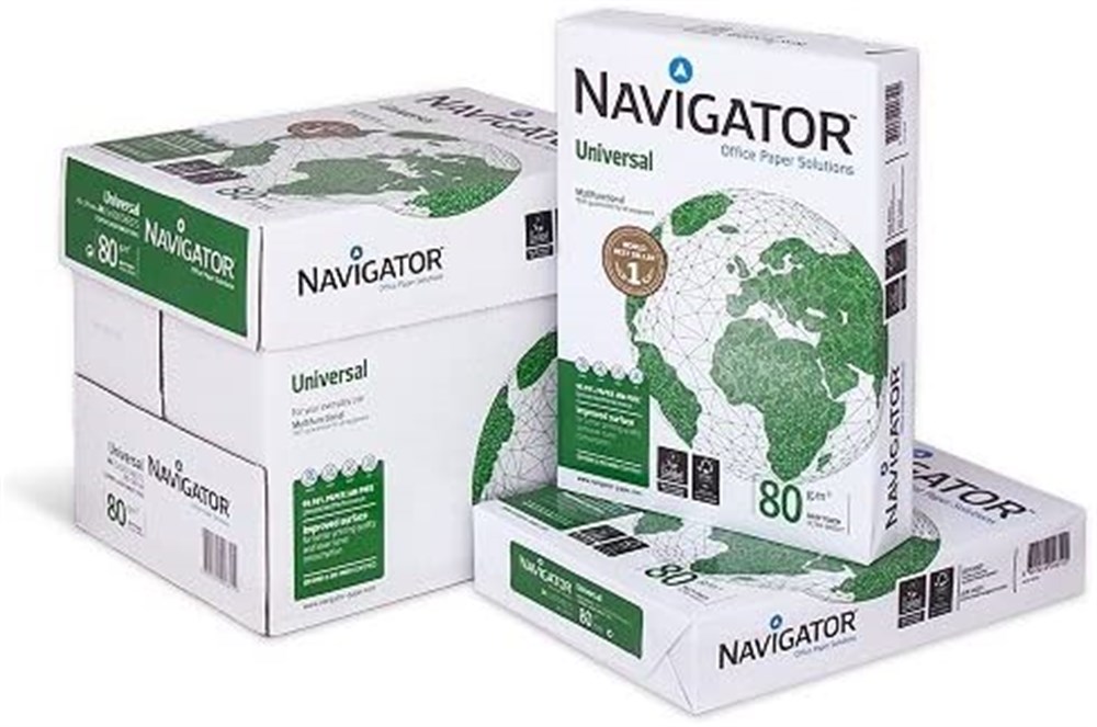 Navigator A4 Fotokopi Kağıdı 80 gr 1 Koli (5 Paket)