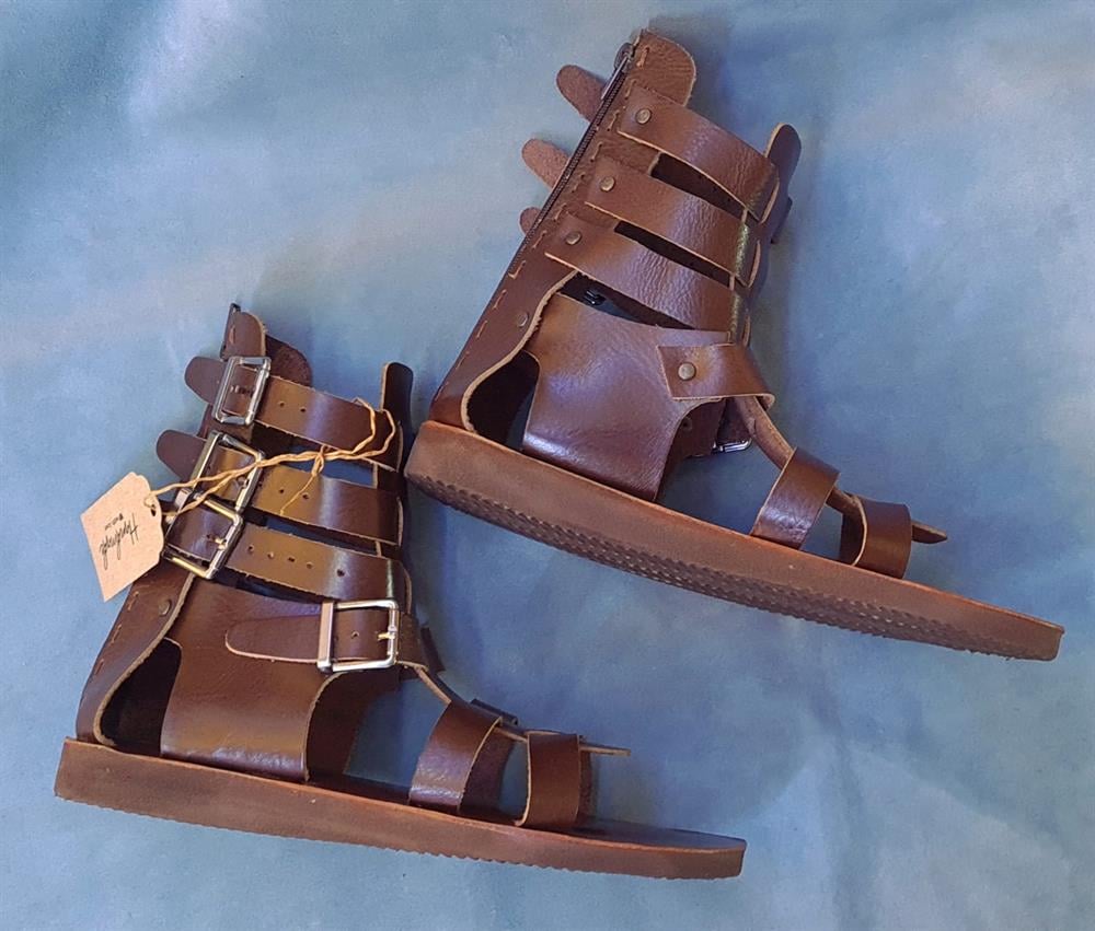Kadın Kısa Gladyator Sandalet Bot Short-Gladiator