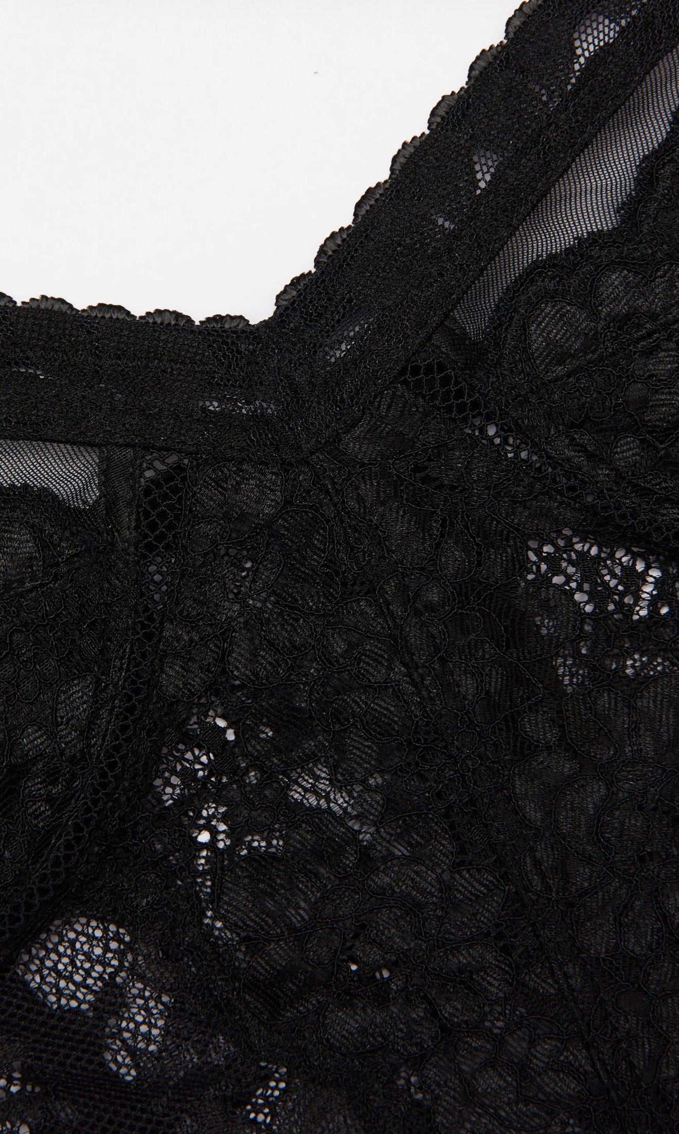 Askılı Transparan Dantel Büstiyer