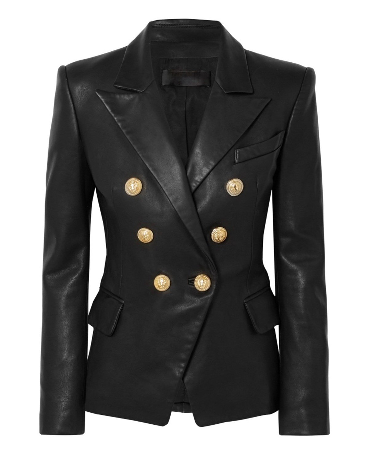 Deri Tasarım Blazer Ceket