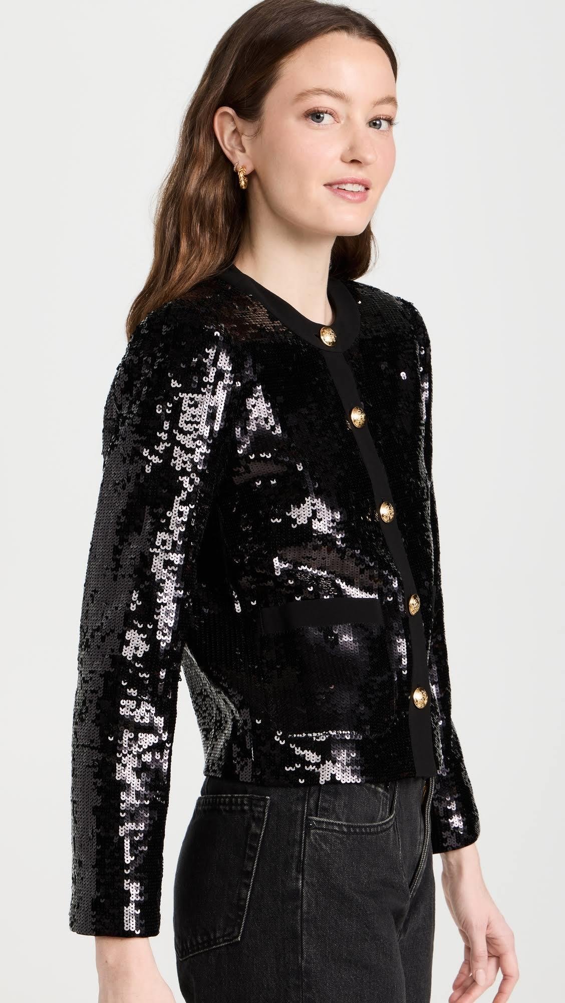 Pullu Tasarım Kısa Ceket