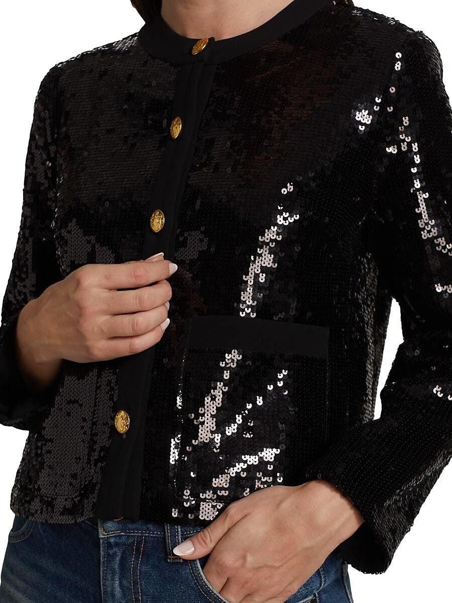 Pullu Tasarım Kısa Ceket