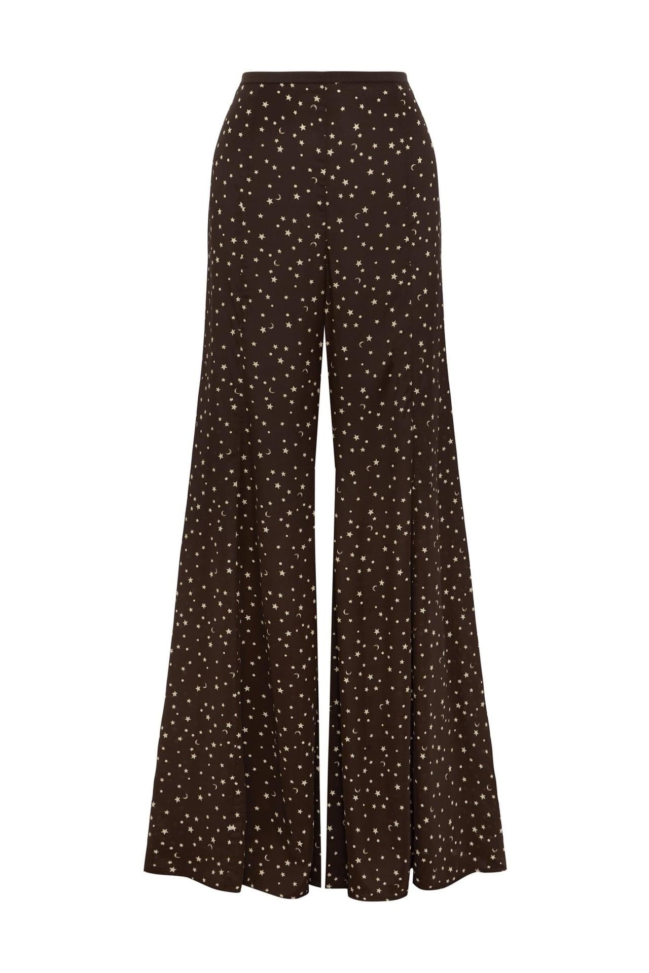 Yıldız Desenli İspanyol Paça Premium Pantolon