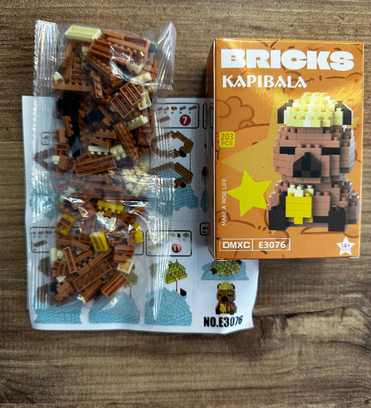 Capybara Kapibara 3D Mini Lego