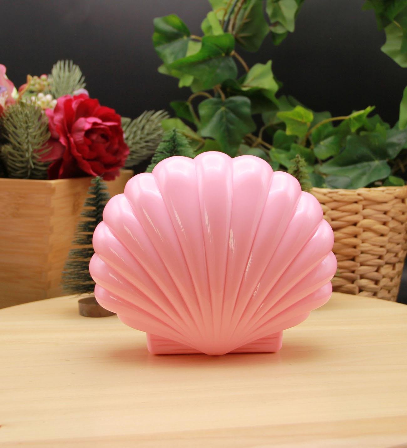 Dans Eden Balerinli İstiridye Müzik ve Takı Kutusu Koyu Pembe