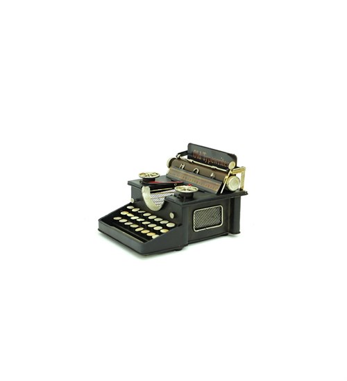 Dekoratif Metal Daktilo Old Typwriter