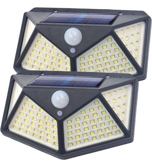 HAREKET SENSÖRLÜ 114 LEDLİ SOLAR GÜNEŞ ENERJİLİ BAHÇE AYDINLATMASI LAMBA 3 MODLU COB LED