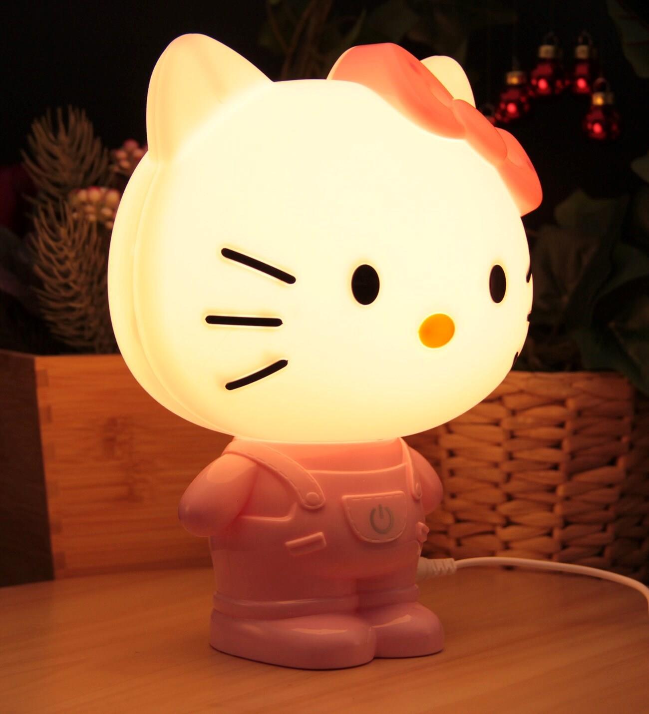 Hello Kitty Gece Lambası ve Masa Lambası