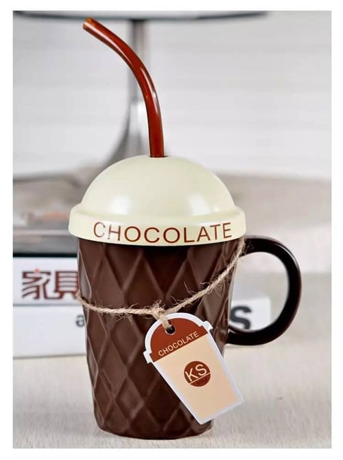 KUPA MUG PORSELEN CHOCOLATE