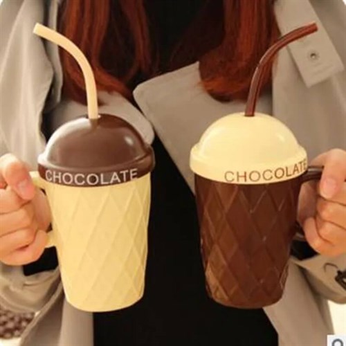 KUPA MUG PORSELEN CHOCOLATE
