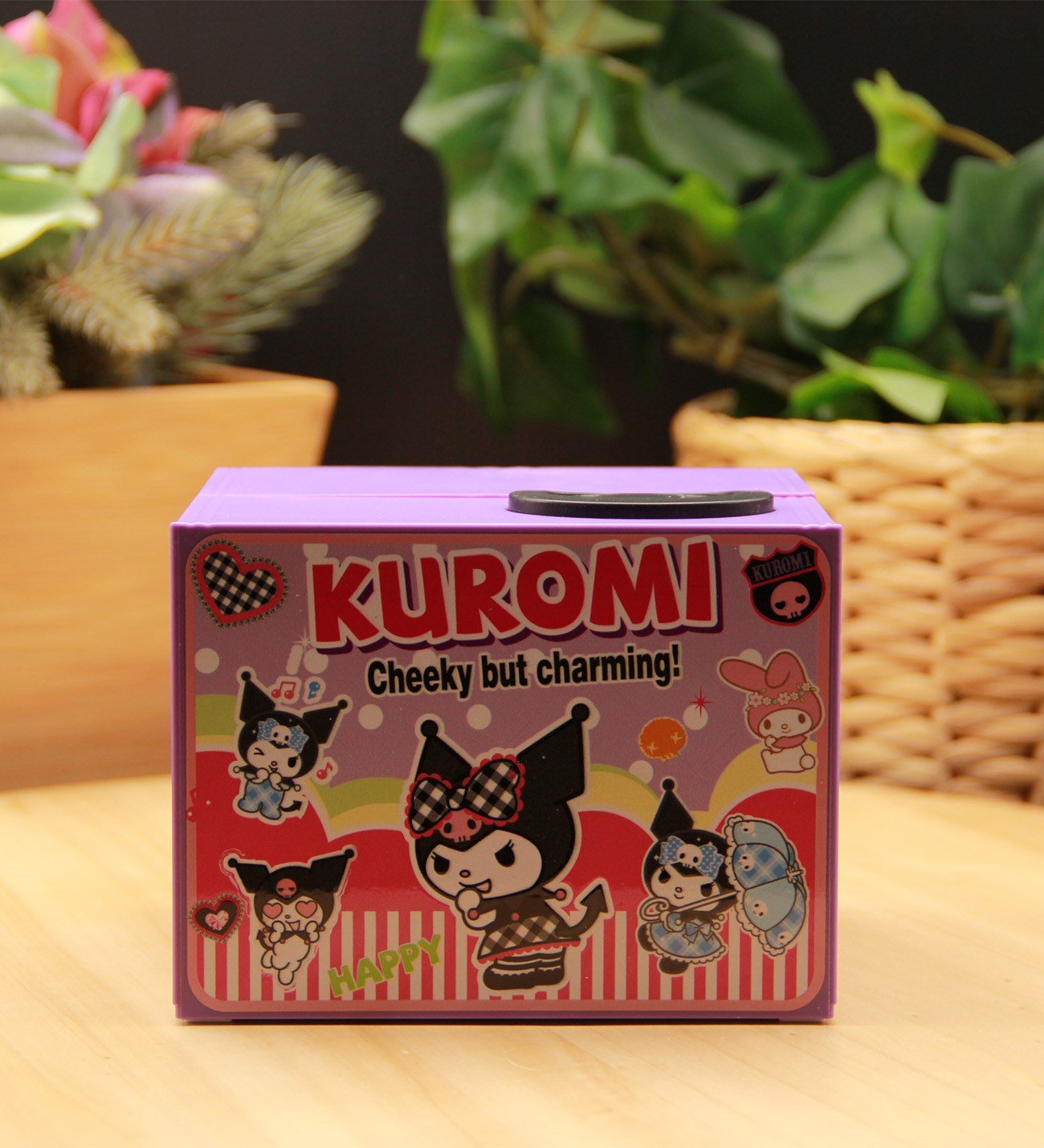 KUROMİ Hırsız Kedi Kumbara Eğlenceli Pilli Kumbara