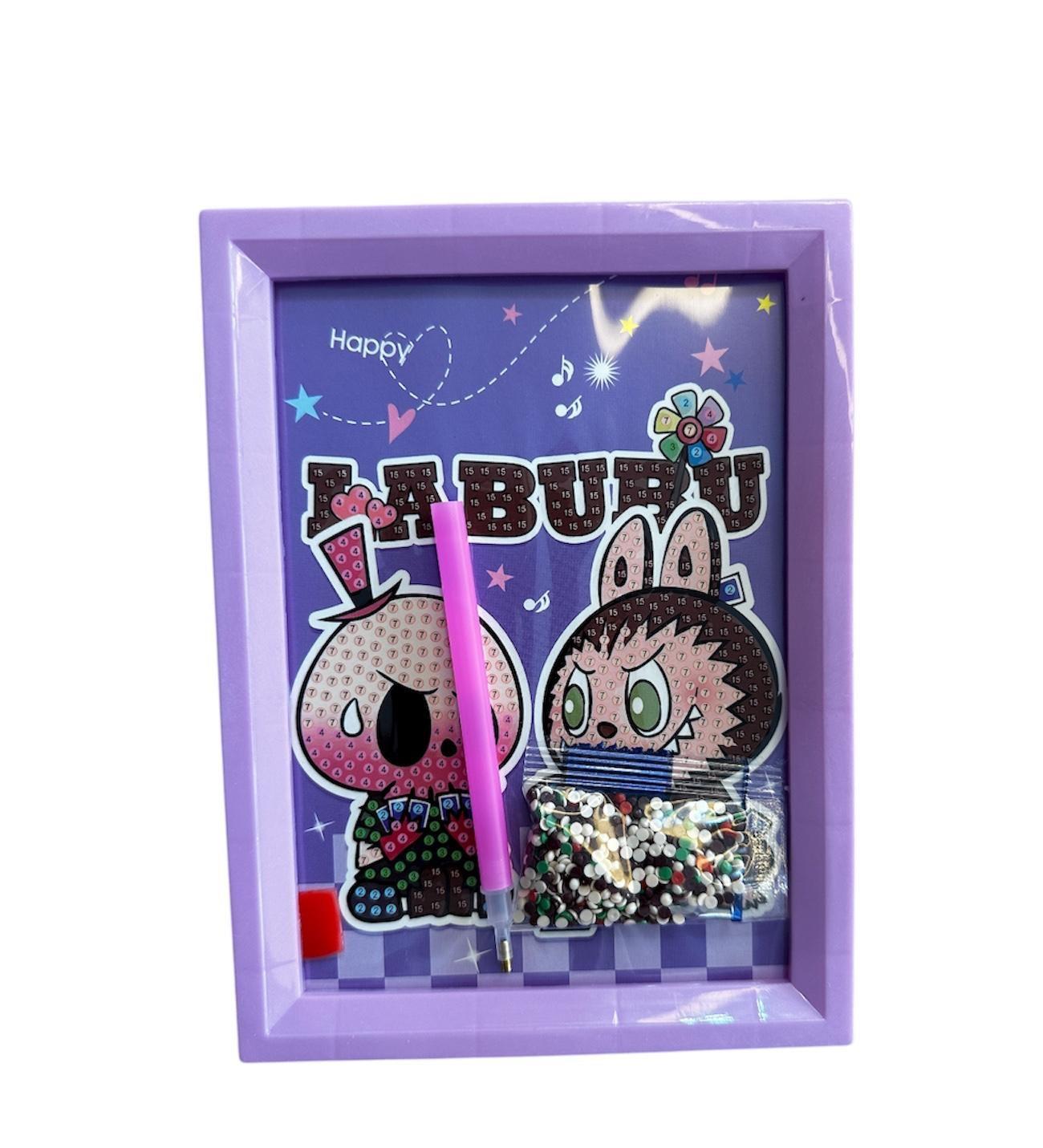 LABUBU Elmas Boncuk Yapıştırma Taşlı Mozaik Elmas Puzzle