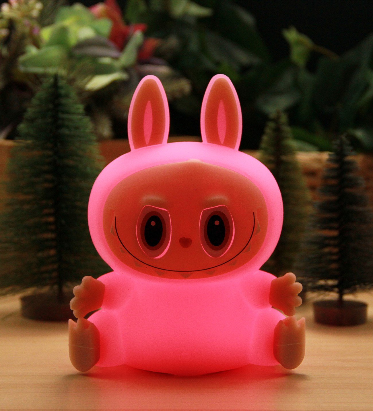 LABUBU PREMİUM SERİ SİLİKON GECE LAMBASI - PEMBE