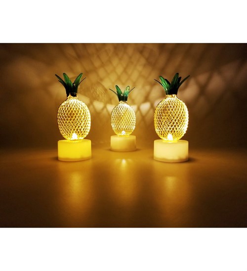 Mini Dekoratif Ananas Işıklı