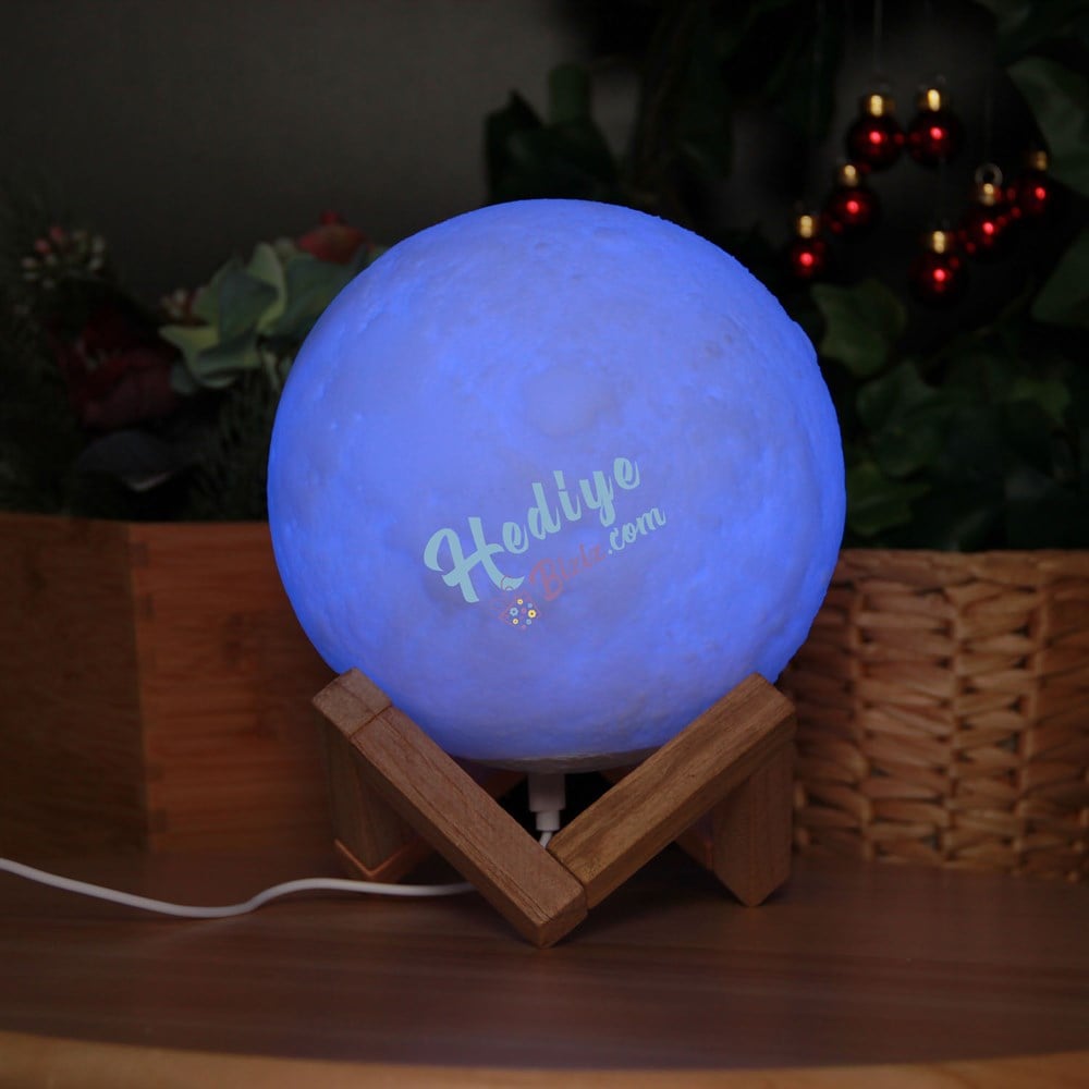 Moonlight 3D Ay Işığı Dokunmatik 15 cm