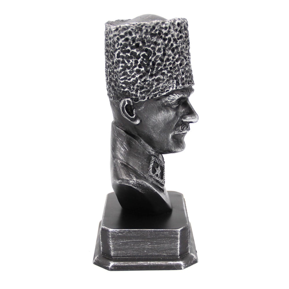Mustafa Kemal Atatürk Büst Gümüş