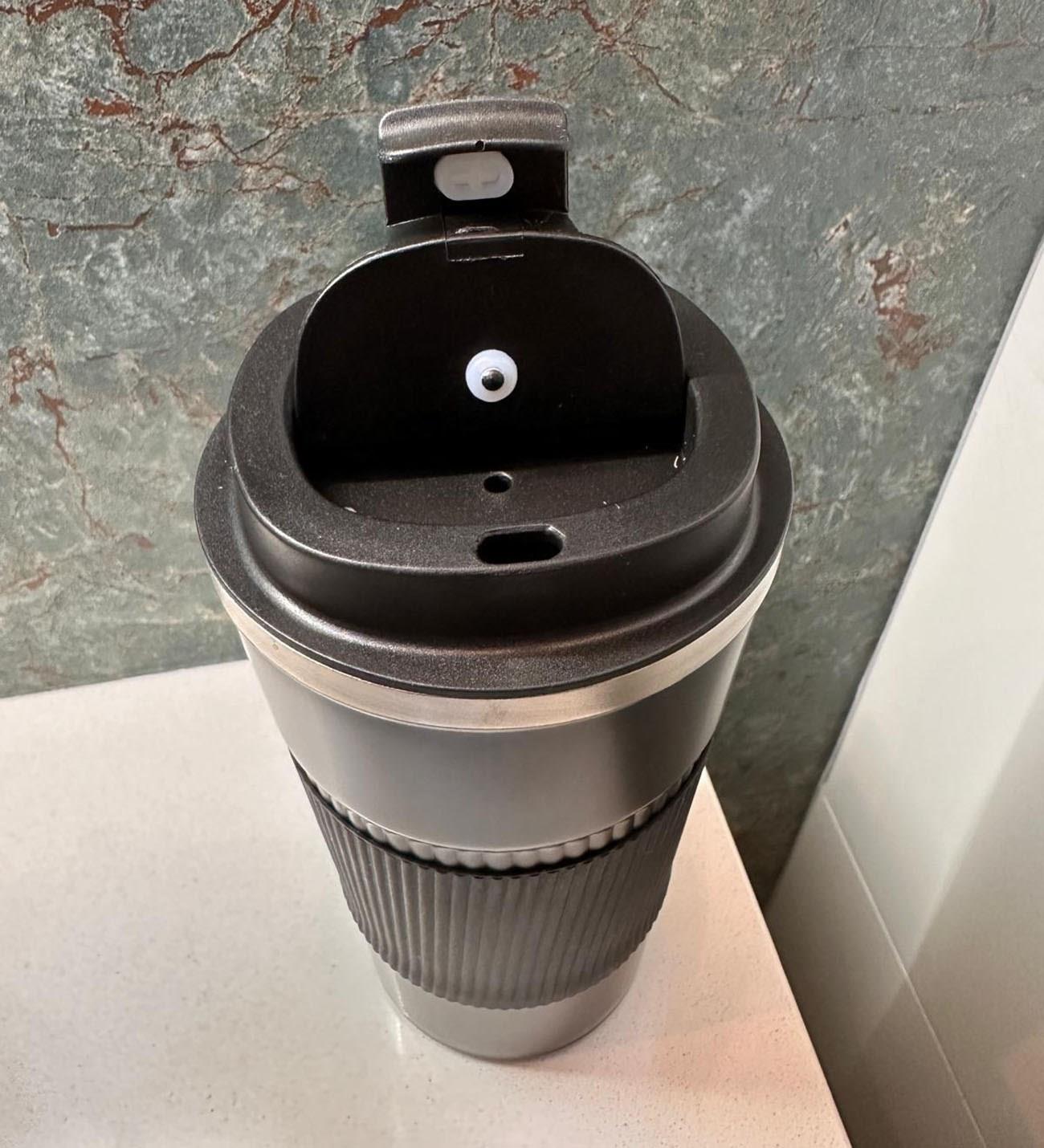 Paslanmaz Çelik Siyah Termos 450 ml