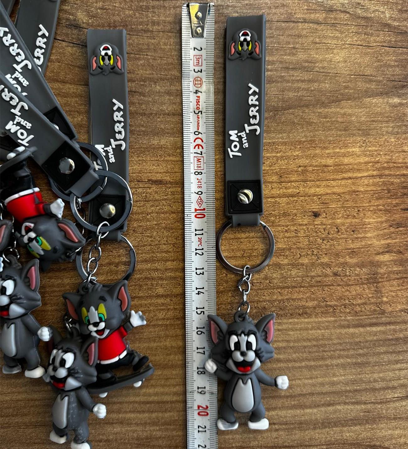 Silikon  Anahtarlık  Tom - 6 Adet - 1 Paket
