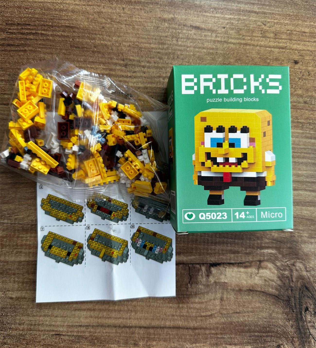 Sünge Bob 3D Mini Lego