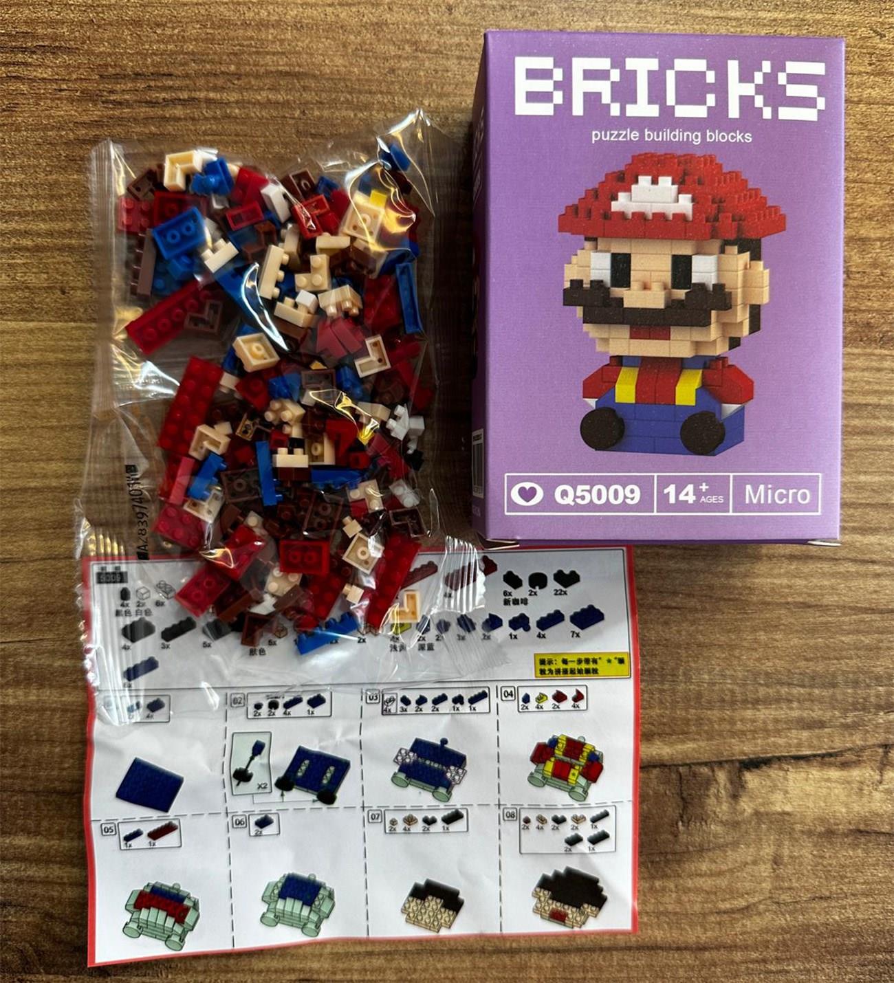 Super Mario 3D Mini Lego