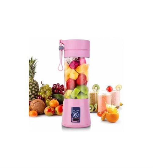 Taşınabilir ve Şarj Edilebilir Smoothie - El Blender - PEMBE