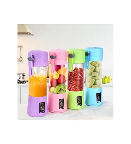 Taşınabilir ve Şarj Edilebilir Smoothie - El Blender - PEMBE