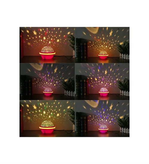 Ufo Starmaster Projeksiyon Gece Lambası MAVİ
