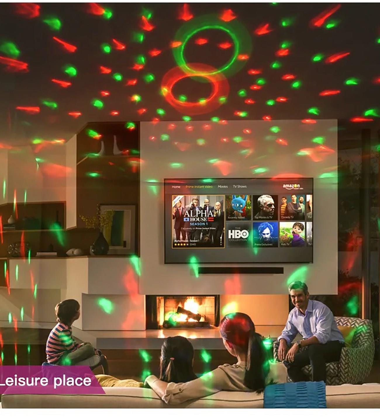 Uzaktan Kumandalı Kristal Disko Led Işıklı ve Hapörlörlü RGB Led Işık