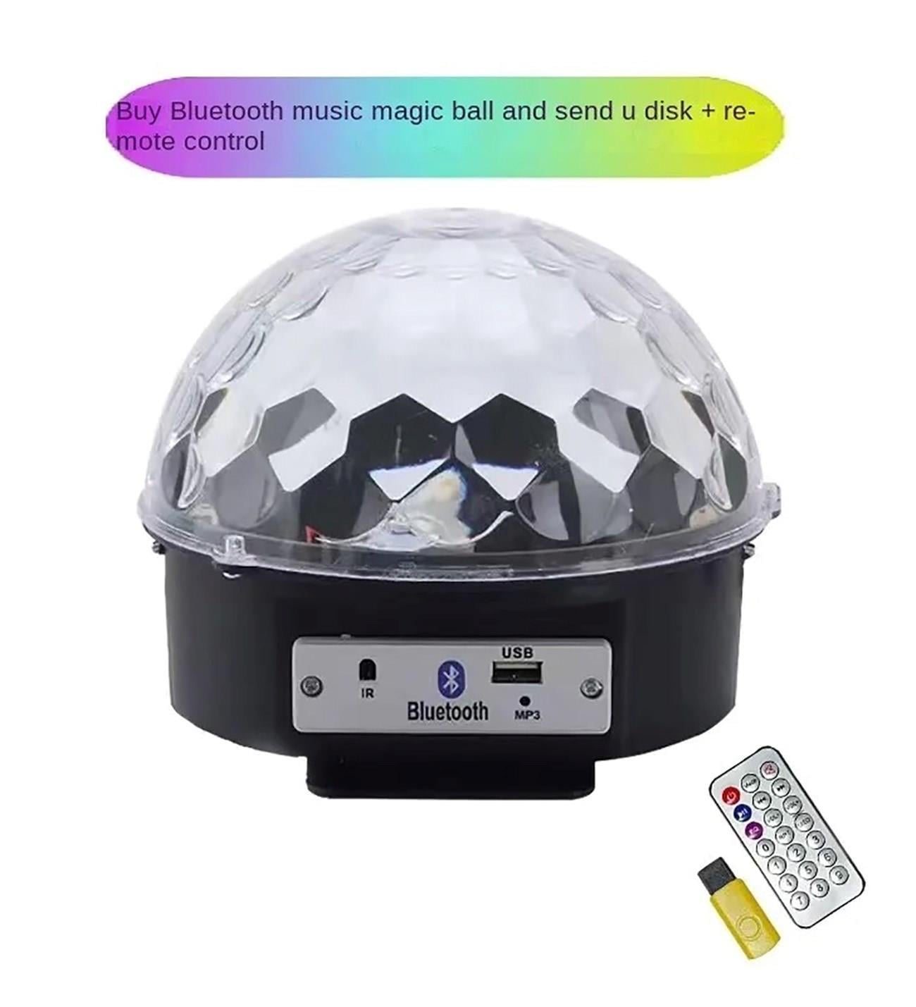 Uzaktan Kumandalı Kristal Disko Led Işıklı ve Hapörlörlü RGB Led Işık