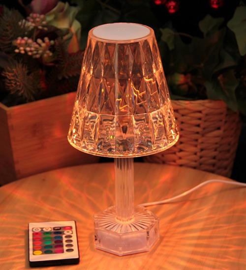 Uzaktan Kumandalı RGB Kristal Masa Lambası Abajur